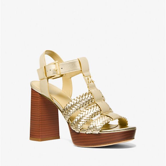 Michael Kors Reed Metallic Platform Sandal - Picture 1 of 3